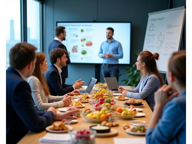 Corporate wellness workshop session